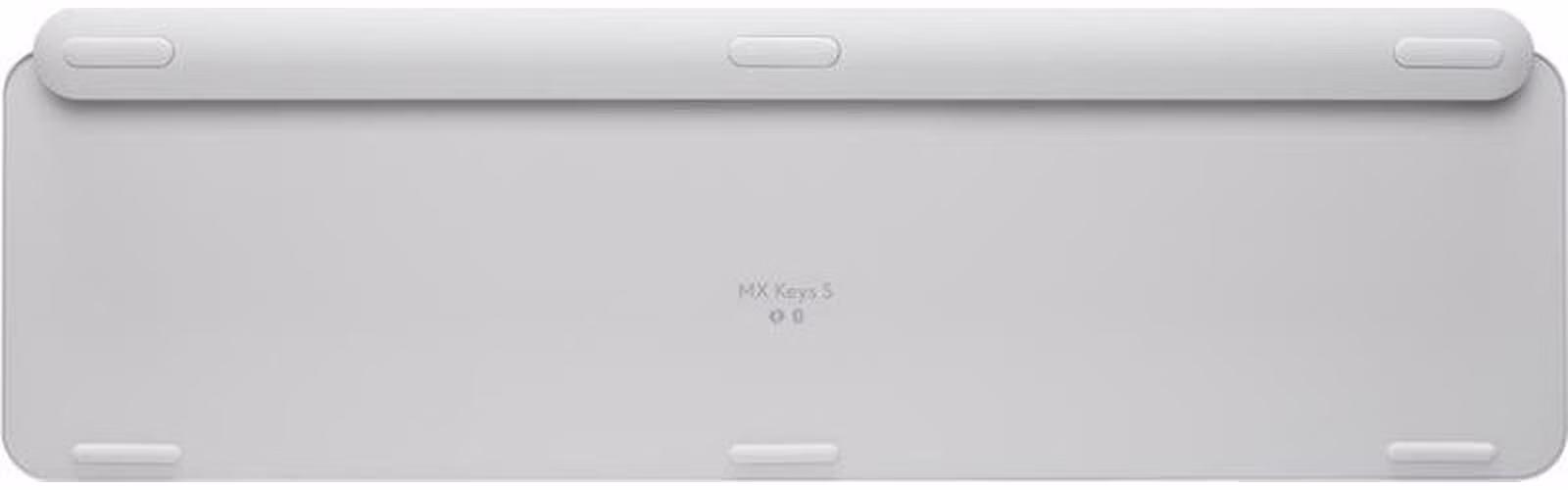 Logitech klávesnice MX Keys S/ bezdrátová/ Bluetooth/ USB-C/ US layout/ bílo-šedá