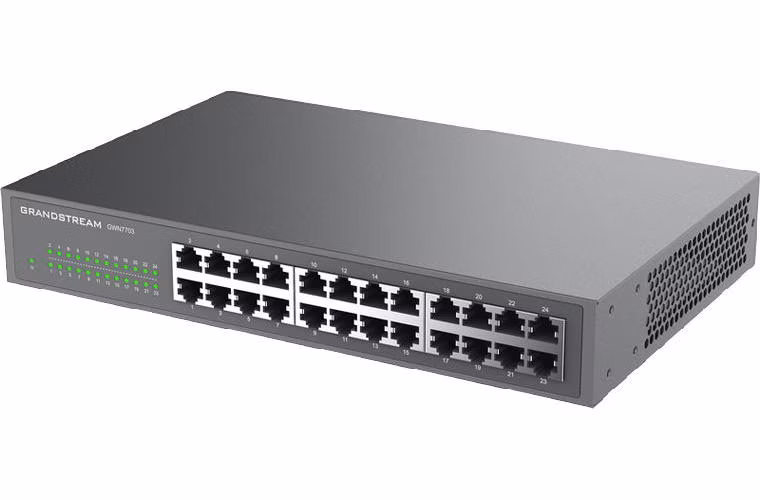 Grandstream GWN7703 Unmanaged Network Switch, 24 portov