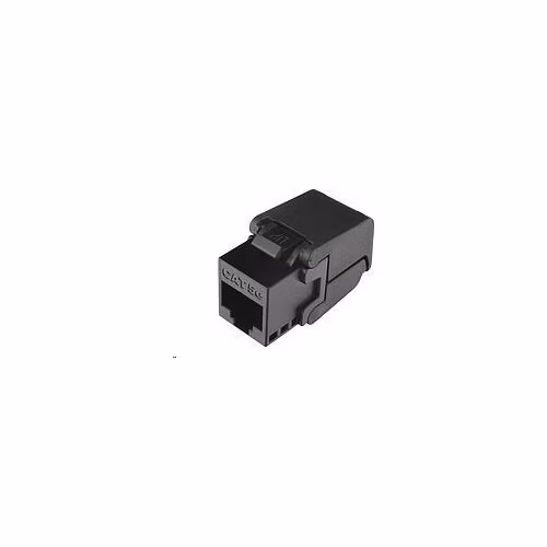 Solarix Samorezný keystone CAT5E UTP RJ45 čierny SXKJ-5E-UTP-BK-SA