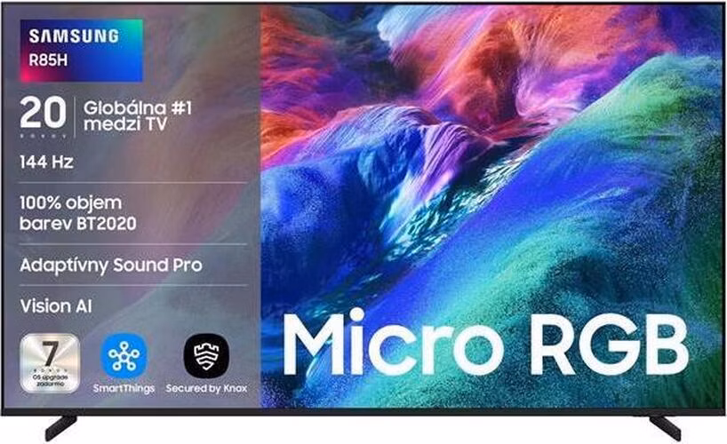 SAMSUNG SMART RGB micro LED TV 75"/ MRE75R85H/ 4K UHD 3840x2160/ DVB-T2/S2/C/ H.265/HEVC/ 4xHDMI/ 2xUSB/ Wi-Fi/ LAN/ E