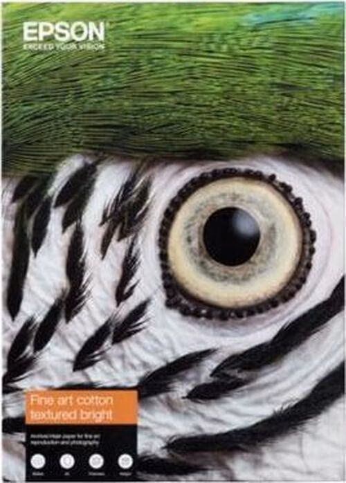 EPSON paper A4 - 300g/m2 - 25 sheets - Fine Art Cotton Textured Bright