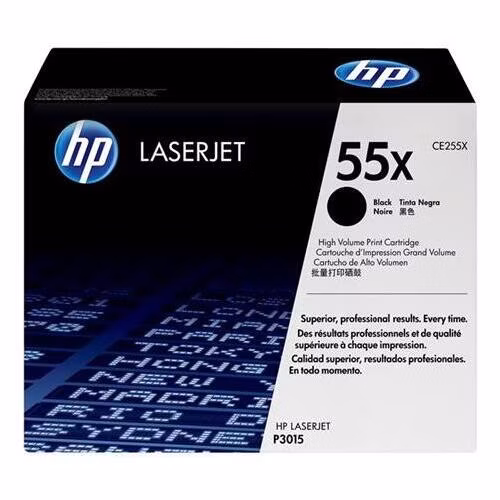 HP toner 55X/Black/12 000 stran - poškozený obal