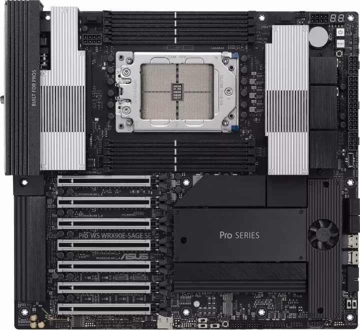ASUS Pro WS WRX90E-SAGE SE / WRX90 / sTR5 / 8x DDR5 / M.2 / USB Type-C / EEB Form Factor