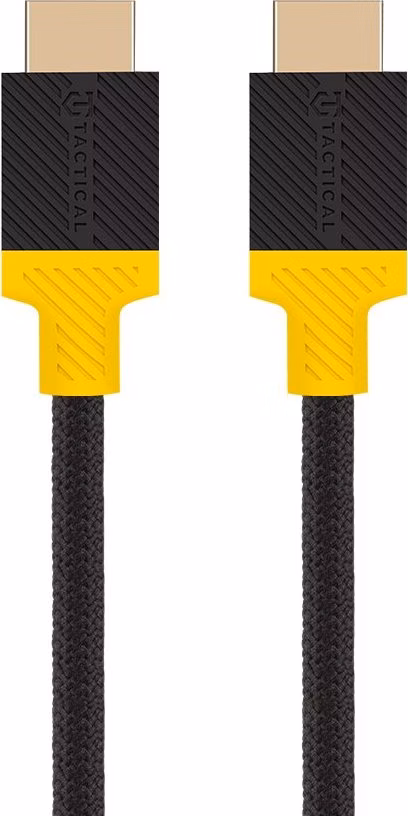 Tactical kabel HDMI 2,1, 8K, délka 2,1 m, černo-žlutá