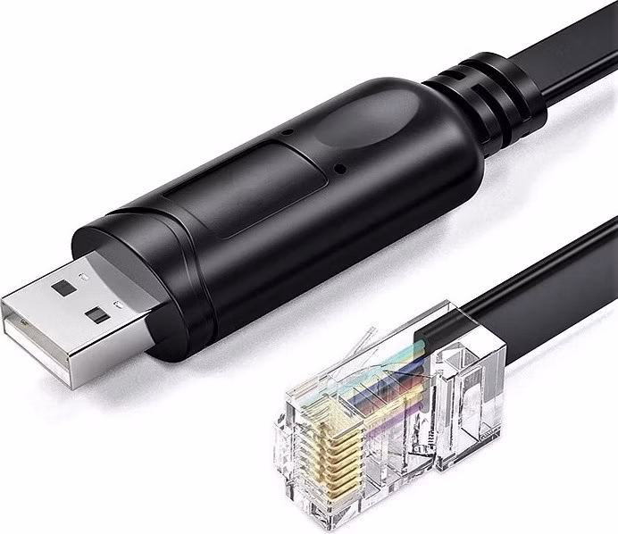 W-Star Redukcia USB/RJ45, 1,5m, console cable RS232, CCRJ45RS232