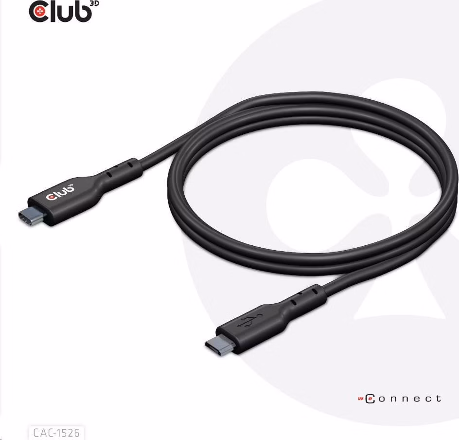 Kábel USB Club3D 3.2 Kábel typu C na Micro USB (M/M), obojsmerný, 1 m