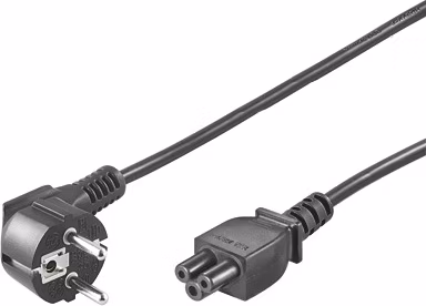 PremiumCord Kabel síťový 230V k notebooku 3m, trojlístek "Mickey Mouse"