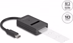 Delock Kombo převodník pro SSD M.2 NVMe PCIe nebo SATA s USB Type-C™ 10 Gbps