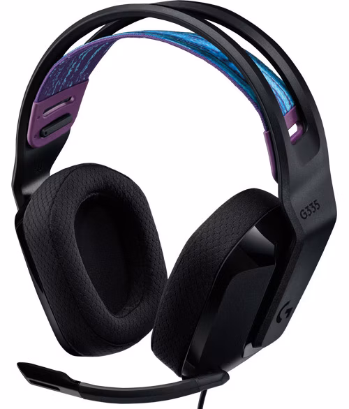 Logitech G335 - herné slúchadlá, káblové 3,5mm - čierne