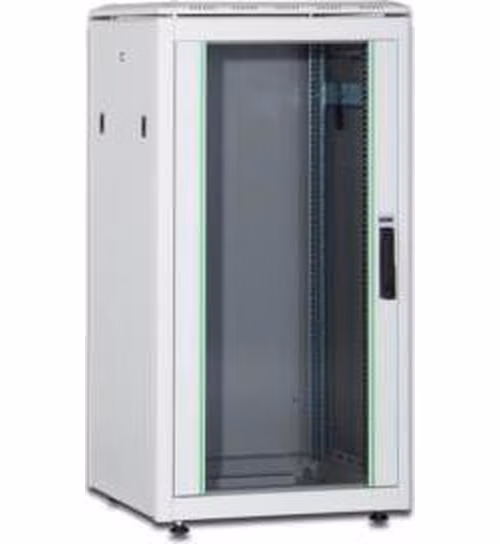 DIGITUS Síťový stojan 26U, Unique Series 1342x800x800 mm, barva šedá (RAL 7035)