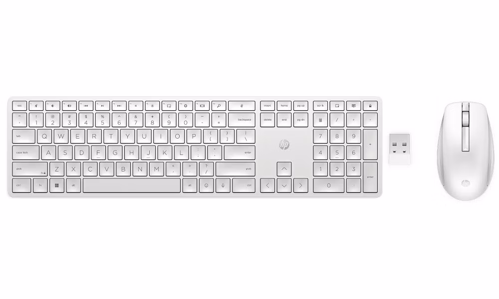 HP Bezdrátová klávesnice a myš 655 - bílá