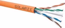 Inštalačný kábel Solarix UTP, Cat6, drôt, LSOHFR, cievka 500 m SXKD-6-UTP-LSOHFR-B2ca