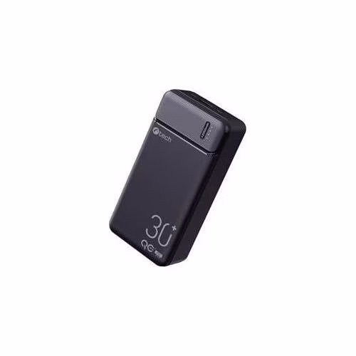 C-TECH Powerbanka 30000mAh, Li-Pol, 20W, USB-C/USB-A/micro USB/PD/Quick charge