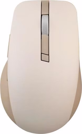 ASUS MOUSE SmartO MD200 SilentPlus béžová- optická bezdrôtová myš;;BT+2.4GHZ