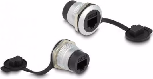 Delock Integrovaný konektor RJ45 Cat.6 s ochrannou protiprachovou krytkou