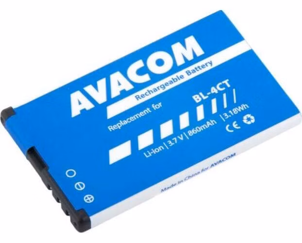 Baterie AVACOM GSNO-BL4CT-S860 do mobilu Nokia 5310 XpressMusic Li-Ion 3,7V 860mAh (náhrada BL-4CT)