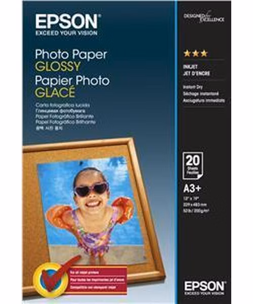 EPSON paper A3+ - 200g/m2 - 20sheets - Photo Paper Glossy