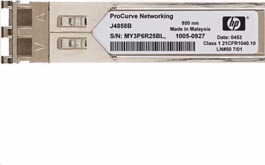 Aruba 1G SFP LC SX 500m MMF XCVR J4858D RENEW