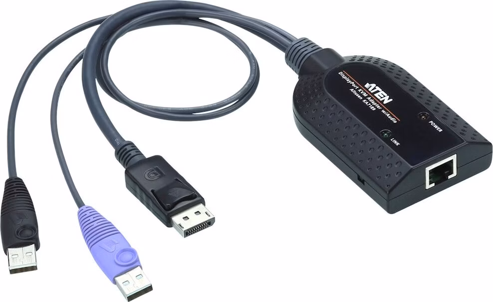 ATEN USB DisplayPort Virtual Media KVM Adapter Cable