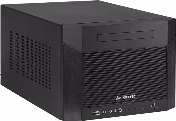 CHIEFTEC skříň Pro Cube Mini CN-01B-OP, ITX, Black, bez zdroje