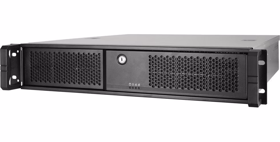 CHIEFTEC rack 19" 2U UNC-209SR-B 400W, USB 3.0, černý, s lyžinami