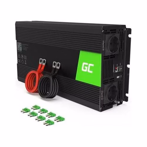 Green Cell Power Inverter 24V to 230V 1500W/3000W Modified sine wave