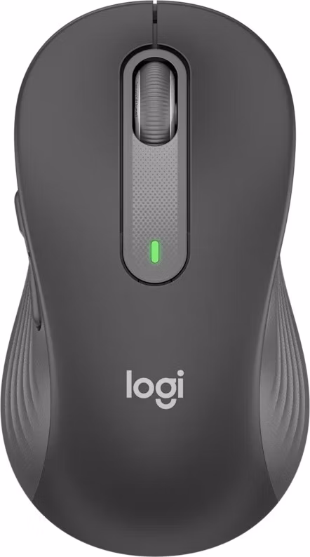 Logitech Signature M650 Large,for Business Mouse optical 5 buttons wireless Bluetooth 2.4 GHz Bolt USB receiver graphite