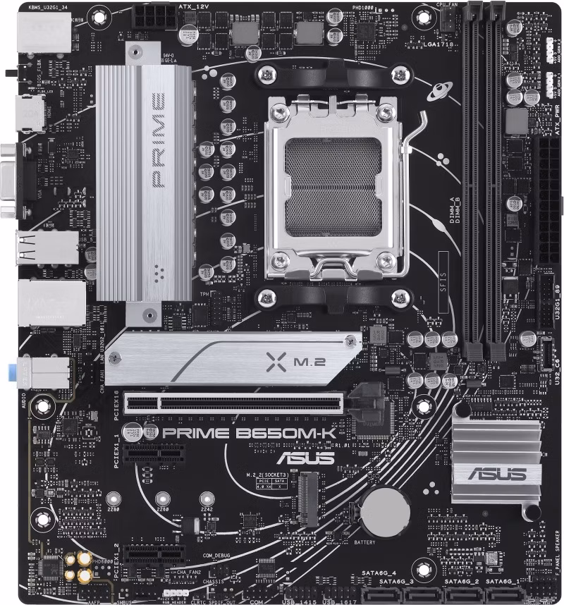 ASUS MB Sc AM5 PRIME B650M-K, AMD B650, 2xDDR5, 1xVGA, 1xHDMI, mATX