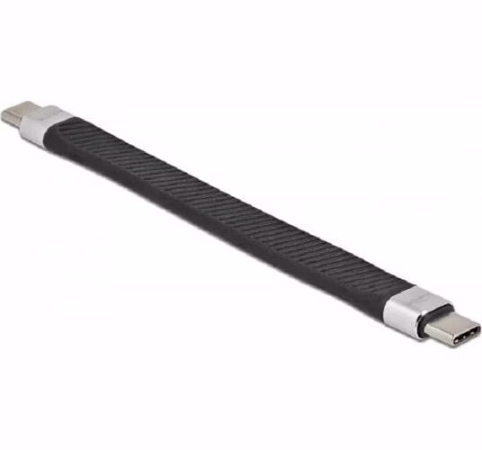 Delock USB 3.2 Gen 2, FPC plochý stuhový kabel, USB Type-C™ na USB Type-C™, 13 cm, PD 5 A E-Marker