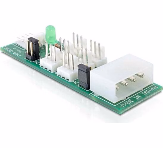 Delock napájecí deska pro 6 ventilátorů 5V/12V