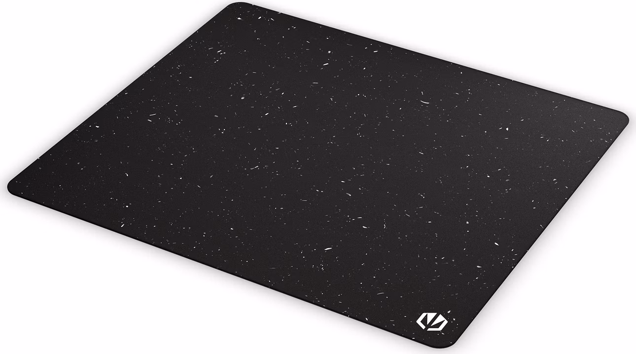 Endorfy podložka pod myš Stoneflow Black L / 450x400x3 / voděodolná / obšitá / gumová spodní vrstva / černý kámen