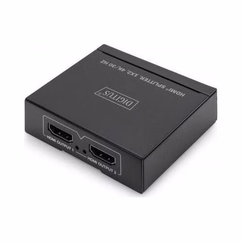 DIGITUS 4K HDMI Splitter, 1x2 4K/30Hz, černá