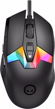 Lorgar MSP80, profi herná myš, 8 progr. tlač., senzor Pixart PAW3395, 26.000 DPI, režim podsv. RGB, čierna
