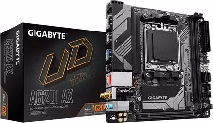 Gigabyte MB Sc AM5 A620I AX, AMD A620, 2xDDR5, 1xDP, 1xHDMI