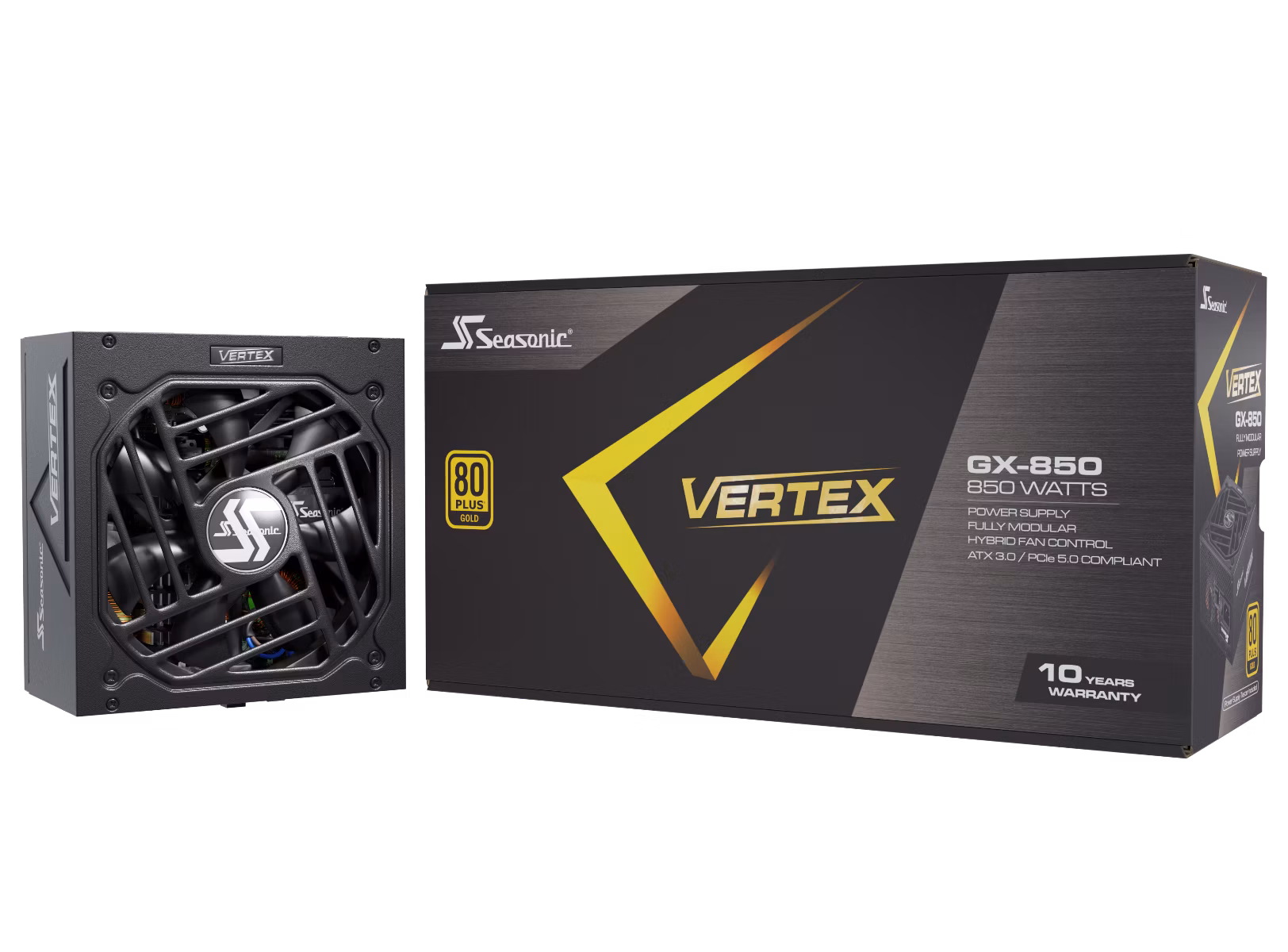 Seasonic VERTEX GX GOLD 850W ATX 3.0, PCIe 5.0, modular POŠKODENÝ OBAL