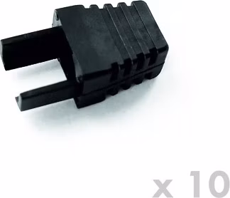 DATACOM Manžetka pro plug RJ45  černá  (10ks)