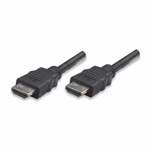MANHATTAN HDMI kábel s Ethernetom, tienený, 1 m, čierny