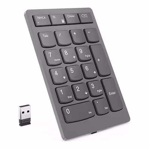 Lenovo GO/Bezdrôtová USB/Sivá