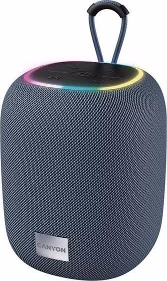 Canyon BSP-8, Bluetooth v5.2 prenosný reproduktor, USB-C, AUX, TF pam. karta, šedý