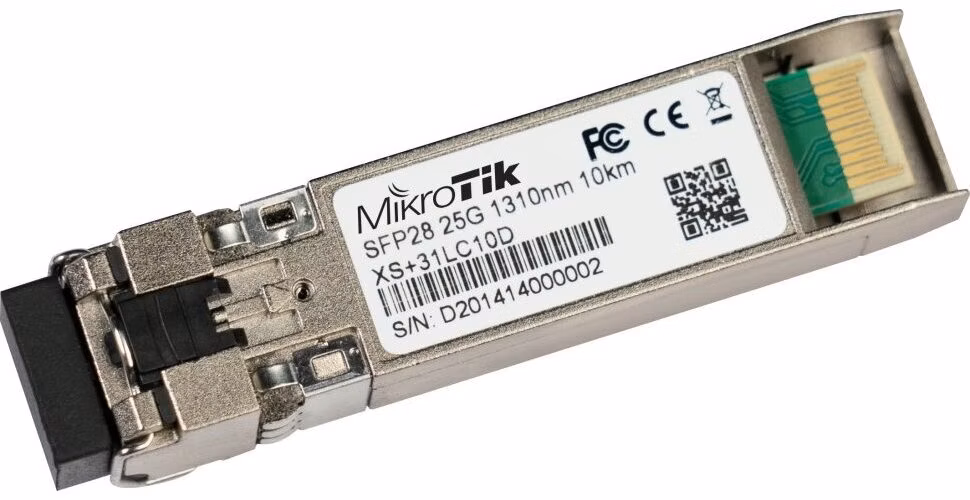 MikroTik XS+31LC10D SFP/SFP+/SFP28 optický modul, SM, 10km, 1310nm
