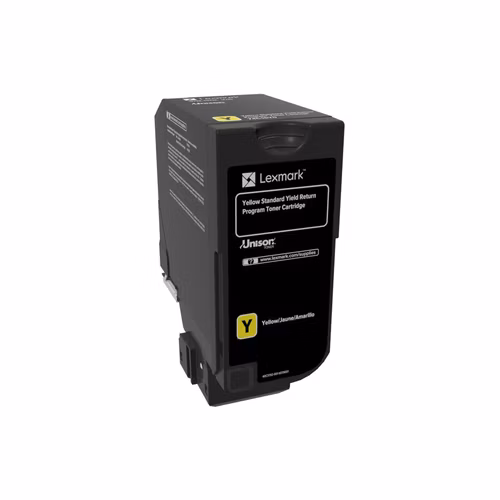 Lexmark CS720, CS725, CX725 Yellow Standard Yield Return Programme Toner Cartridge - 7 000 stran