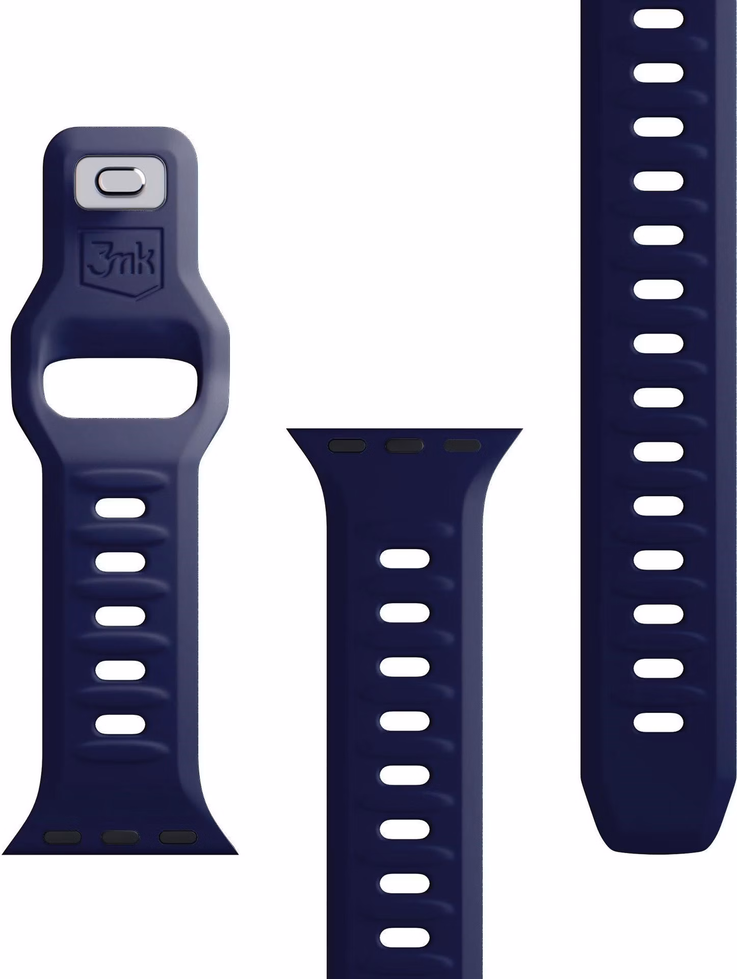 3mk řemínek Watch Strap pro Apple 42/44/45/49 mm Ocean Blue