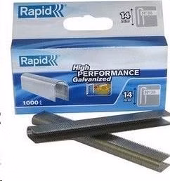 Náplň pro sponkovací kleště RAPID 36 - 14mm, pozink (1000 ks)