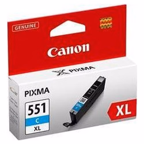 Canon inkoustová náplň CLI-551C/ XL azurová