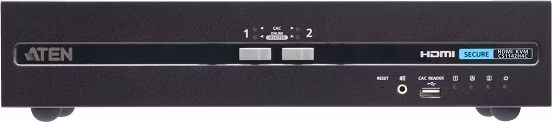 Aten CS1142H4C-AT-G 2-Port USB HDMI Dual Display Secure KVM Switch with CAC (PSD PP v4.0 Compliant)