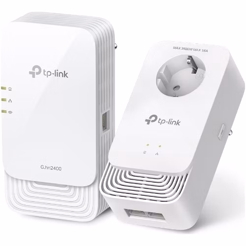 G.hn2400 Powerline AX1800 Wi-Fi 6 Kit KIT: 1× PGW2440 + 1× PG2400P PGW2440: SPEED: 574 Mbps at 2.4 GHz + 1201 Mbps at 5
