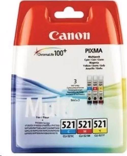 Canon cartridge CLI-521 C/M/Y/MultiPack / 3x9ml