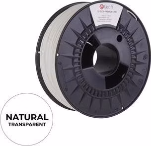 C-TECH tisková struna PREMIUM LINE ( filament ) , ASA, natural, 1,75mm, 1kg
