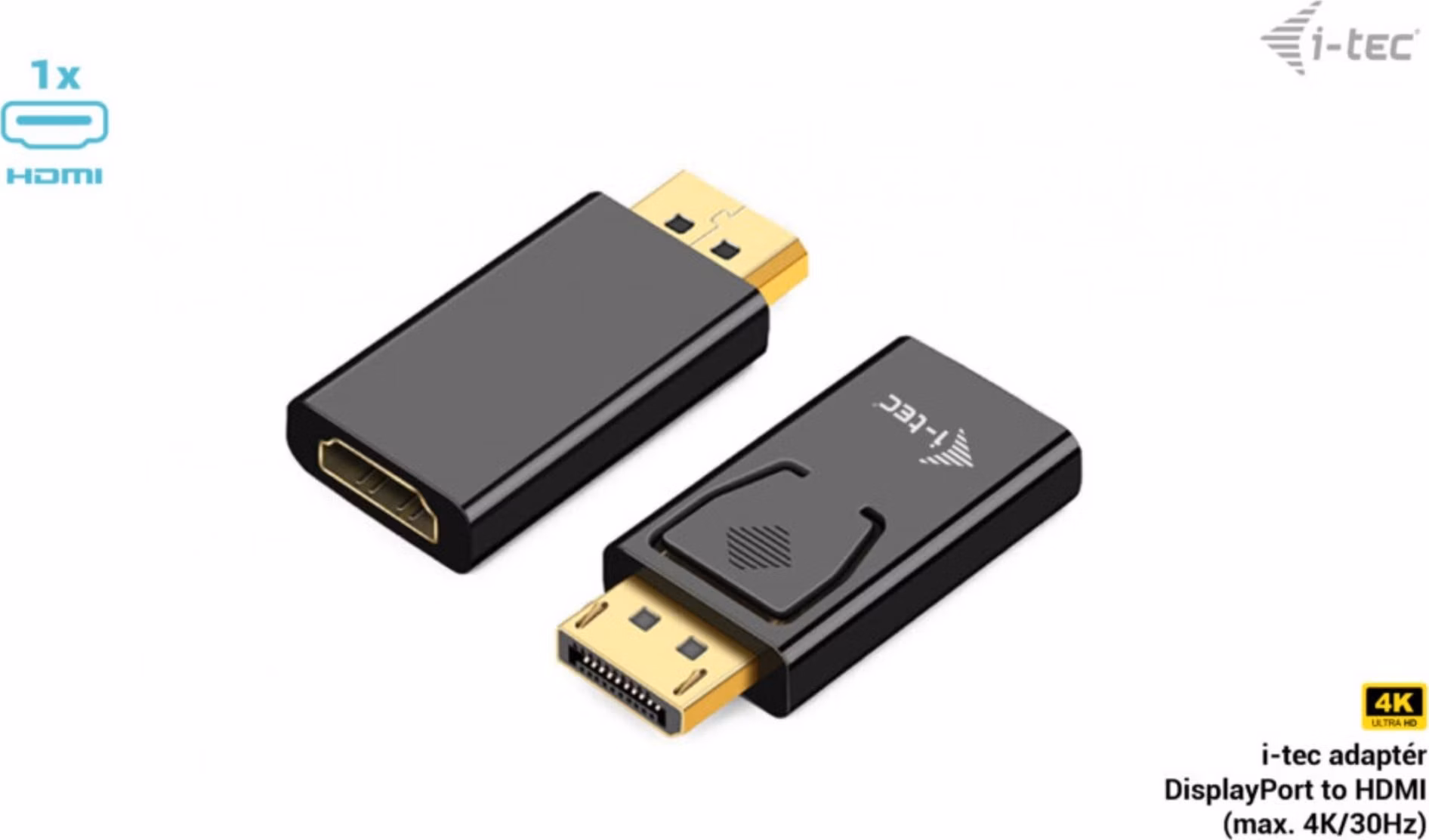 i-tec Passive DisplayPort to HDMI Adapter (max. 4K/30Hz)