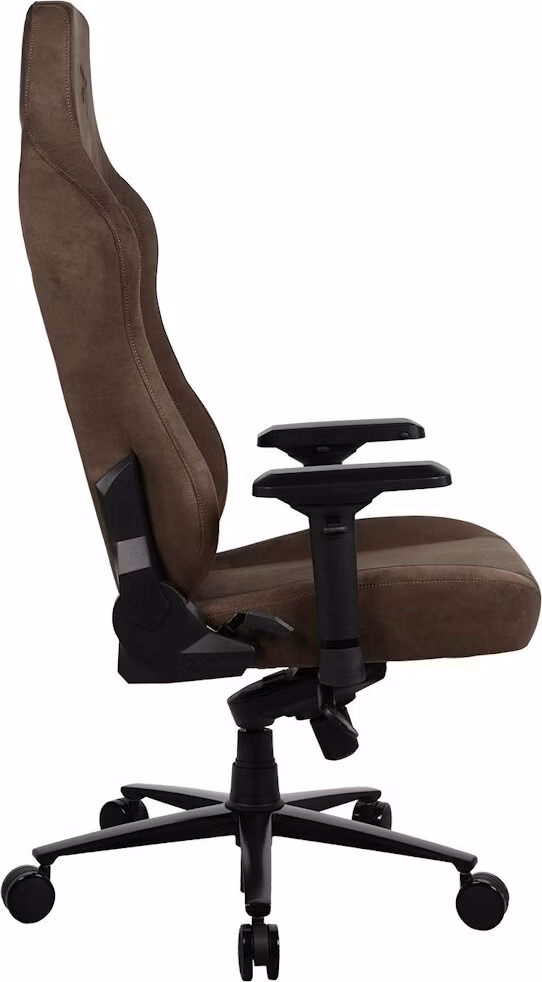 AROZZI herní židle VERNAZZA XL Supersoft Brown/ látkový povrch/ hnědá